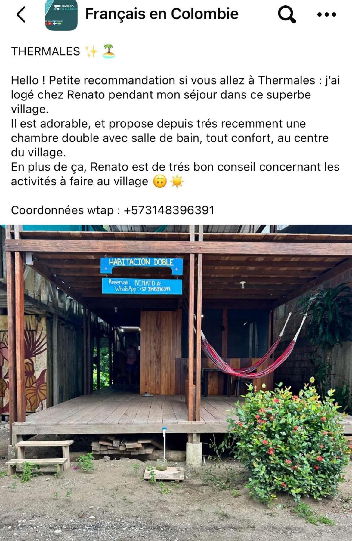 Renacer Hotel Termales-Agua Caliente Eksteriør billede